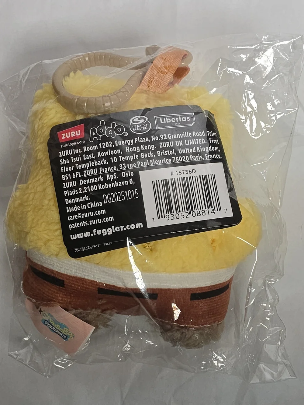 Yellow Plush Kids Character Hand Puppet with Brown Outfit